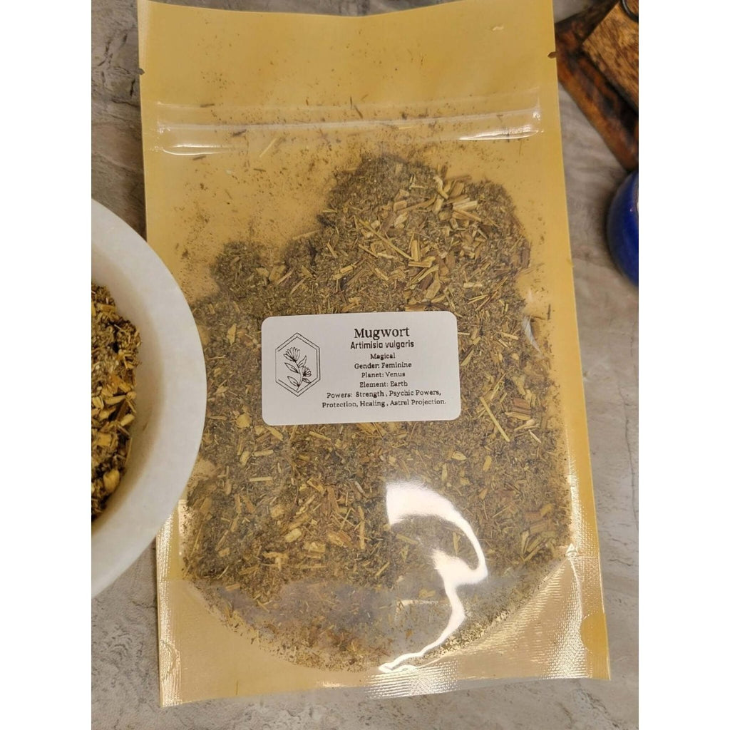 Mugwort, Cut & Sifted, 1oz -Herbs & Spices