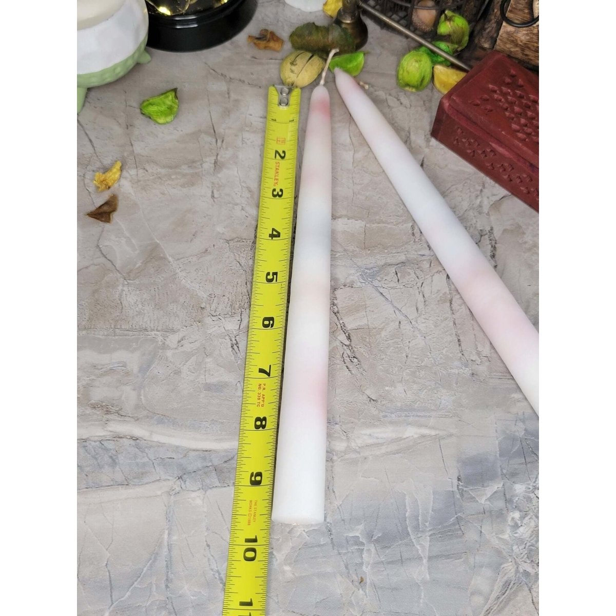 Multi-Color Drip Taper Candles/ Color Taper Candles/ Pack of Two -