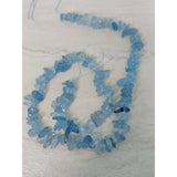 Natural Aquamarine Gemstone Chip, 15.5 Strand Crystal Chip Necklace Jewelry Making -Jewelry Making Kits