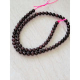 Natural Garnet Beads Strands, Round -Jewelry Making Kits
