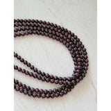 Natural Garnet Beads Strands, Round -Jewelry Making Kits