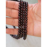 Natural Garnet Beads Strands, Round -Jewelry Making Kits