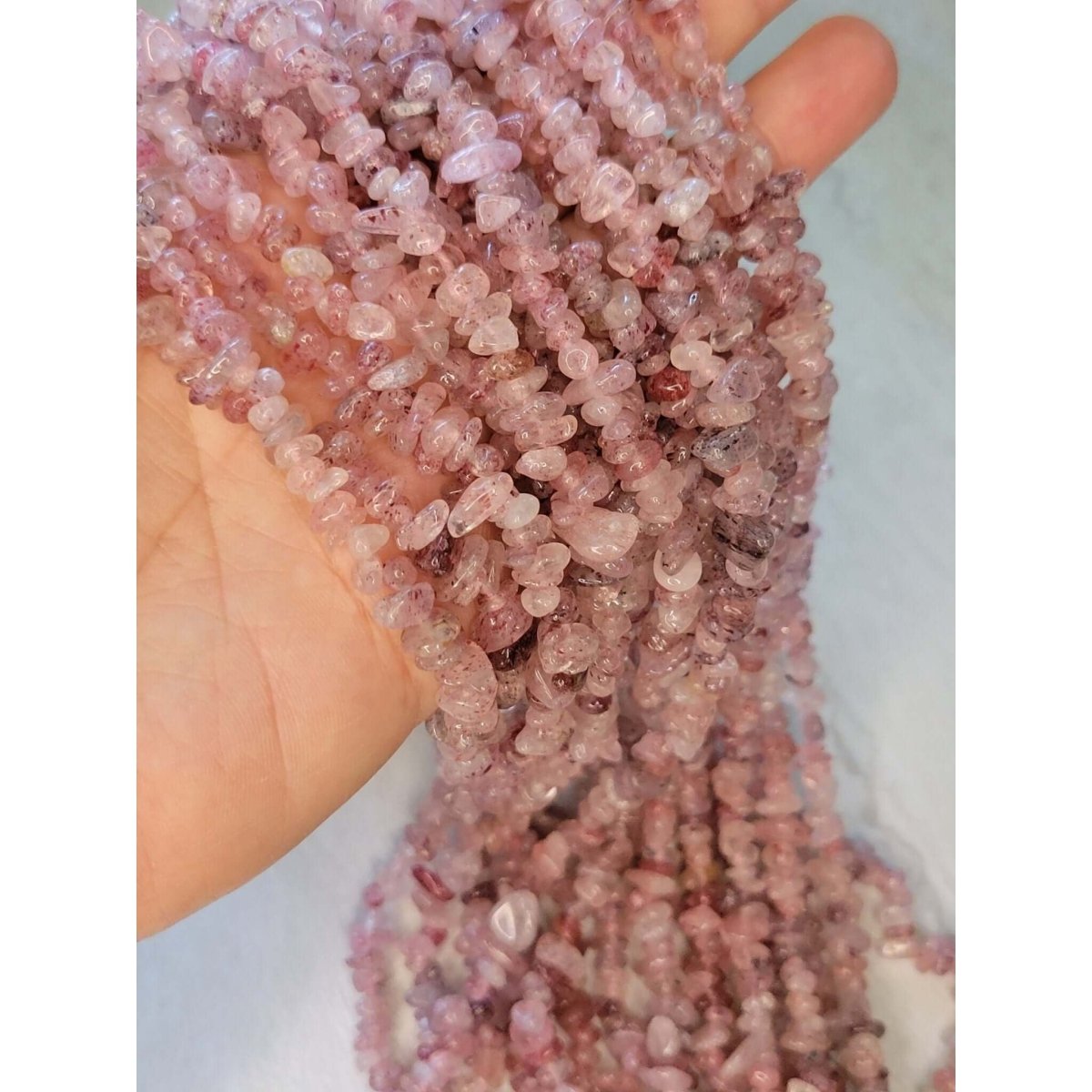 Natural Gemstone Chip Beads Assorted Stone 32" Strand Crystal Chip Necklace Jewelry Making -Jewelry Making Kits