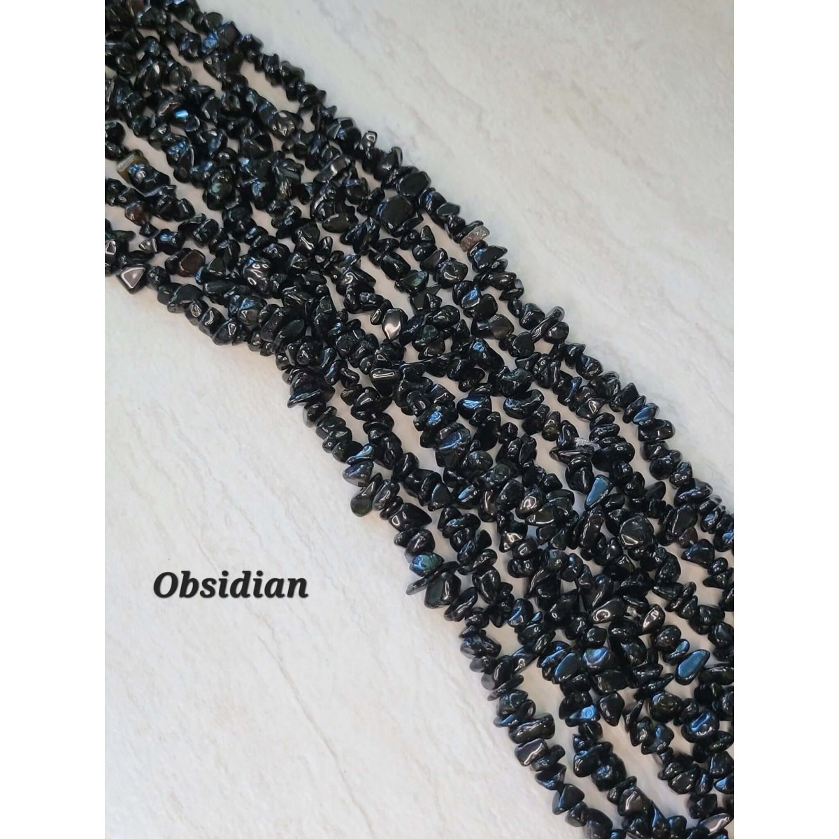 Natural Gemstone Chip Beads Assorted Stone 32" Strand Crystal Chip Necklace Jewelry Making -Jewelry Making Kits