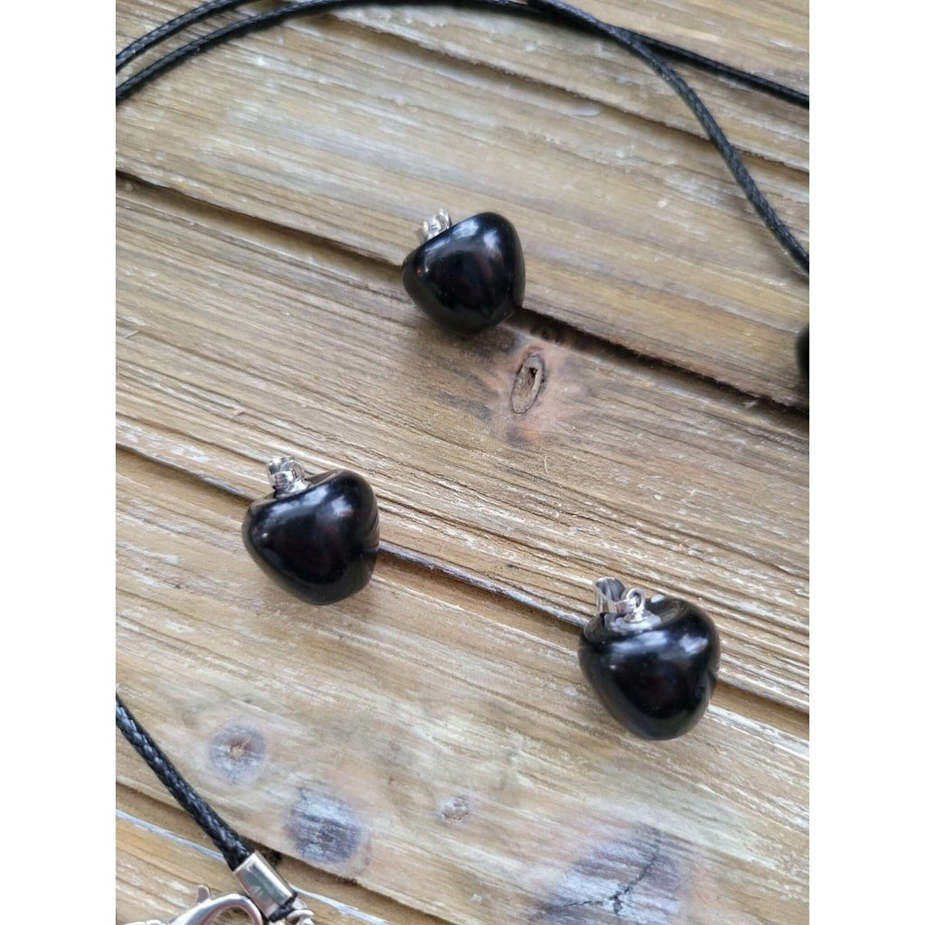 Natural Obsidian Pendants, Apple Crystal Pendant, Crystal Healing Pendants -crystal pendant