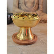 Pentacle Carved Charcoal Burner -