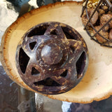 Pentacle Soapstone Multi Burner, Charcoal Burner, Incense holder -