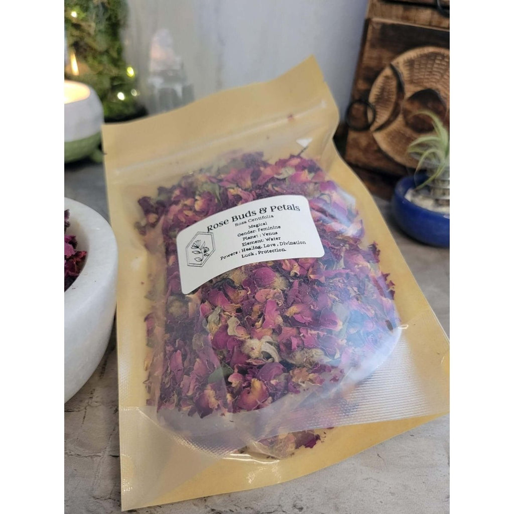 Rose Buds & Petals 1oz -Herbs & Spices
