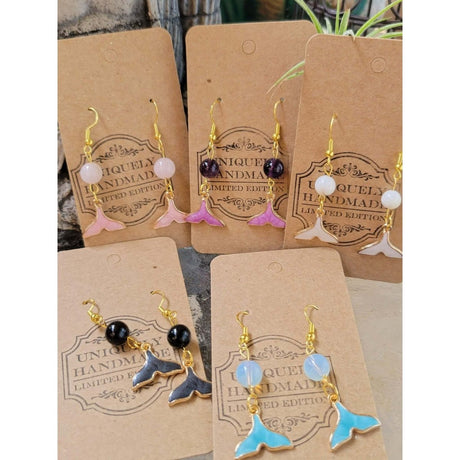 Sea Theme , Sea Witch Bohemian Style Dangle Earrings -