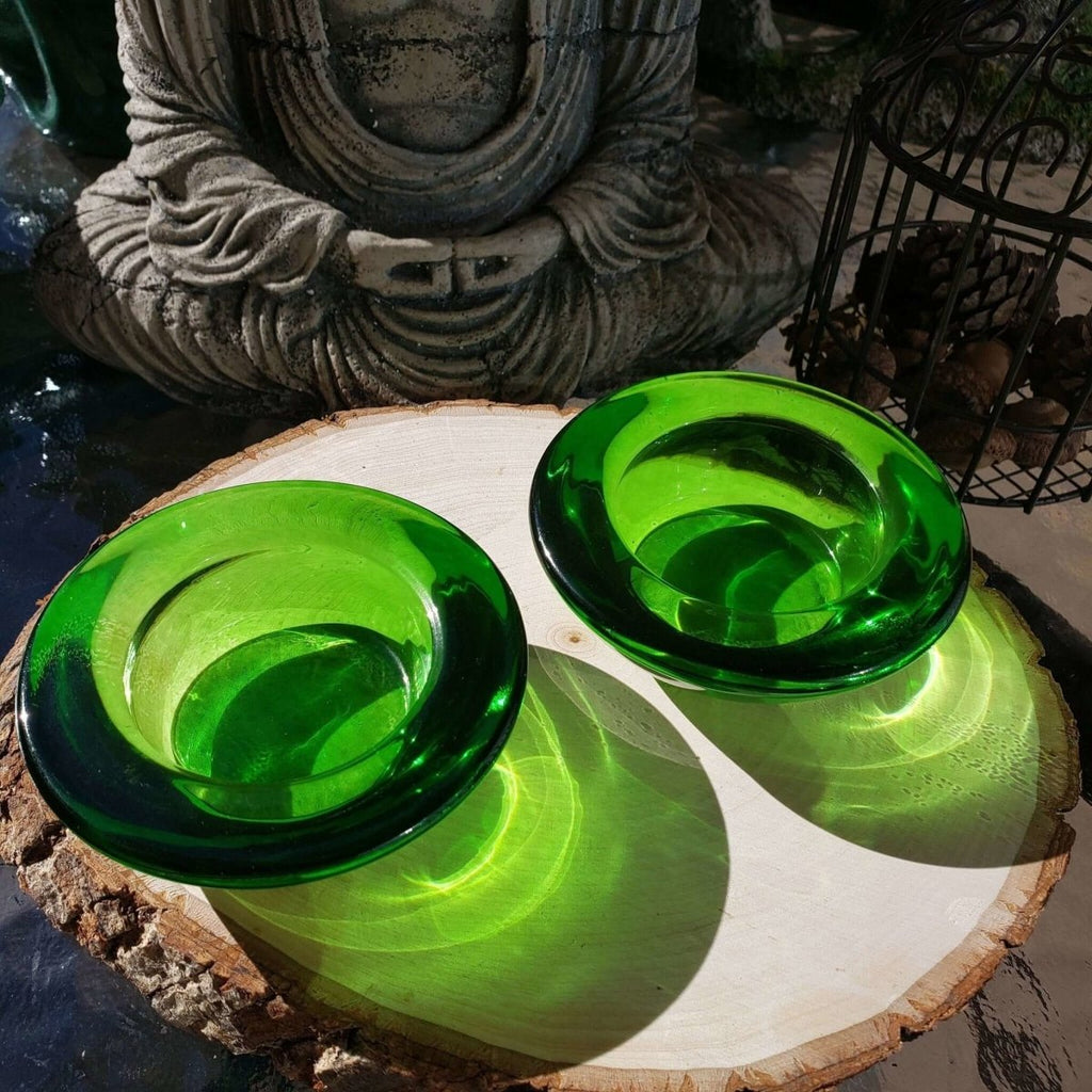 Set of two Tealight Candle Holder Different Colors -