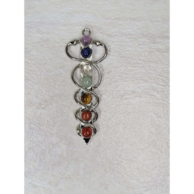 Snake Chakra Pendant , Reiki , Snake Pendant -Charms & Pendants