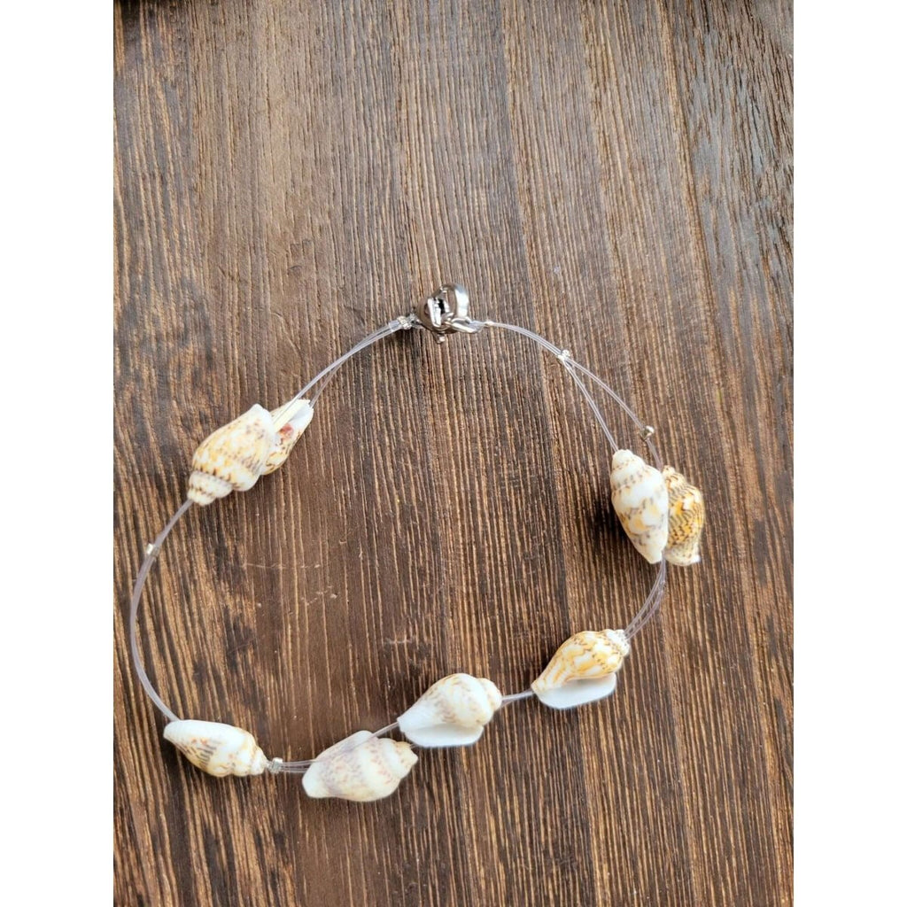 Spiral Shell Beads Braided Bead Bracelets/ Sea Witch Bracelet / Shell Bracelet -Bracelets