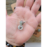 Stud Earrings, with Brass Findings, Half Round, Crystal Studs -