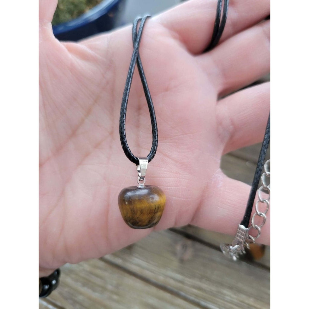 Tiger's Eye Pendants, Apple Crystal Pendant, Crystal Healing Pendants -crystal pendant