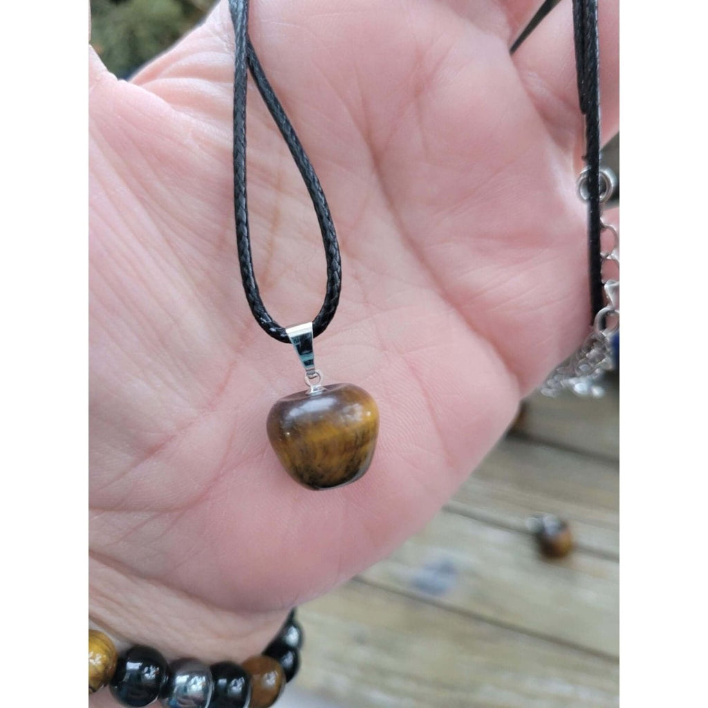 Tiger's Eye Pendants, Apple Crystal Pendant, Crystal Healing Pendants -crystal pendant