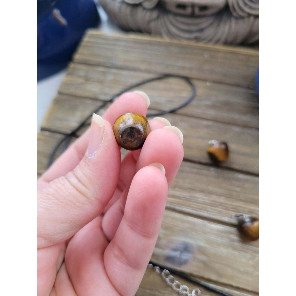 Tiger's Eye Pendants, Apple Crystal Pendant, Crystal Healing Pendants -crystal pendant
