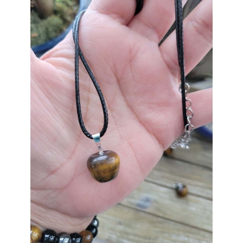 Tiger's Eye Pendants, Apple Crystal Pendant, Crystal Healing Pendants -crystal pendant