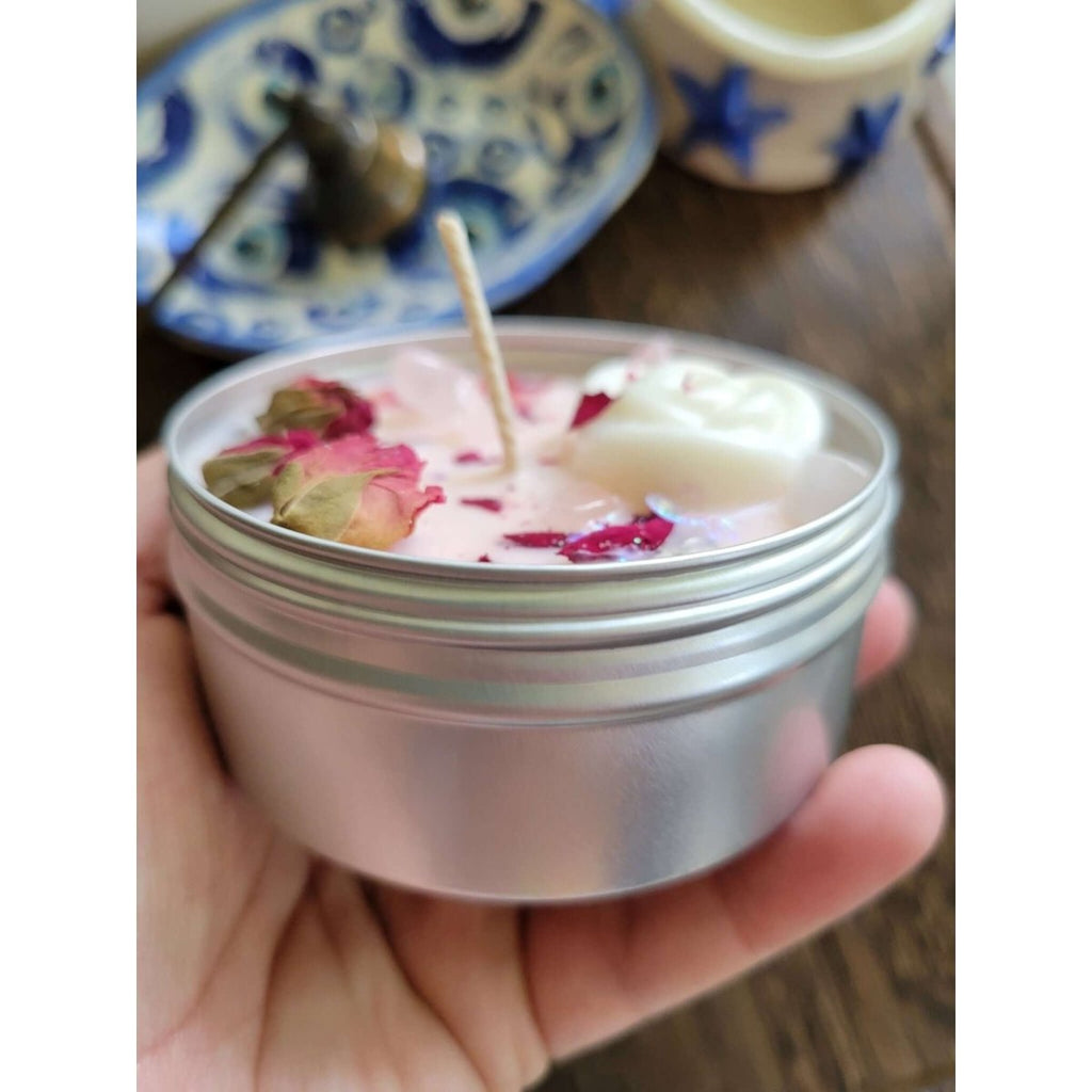 Tin Jar Soy Candle Intention candle -Candles
