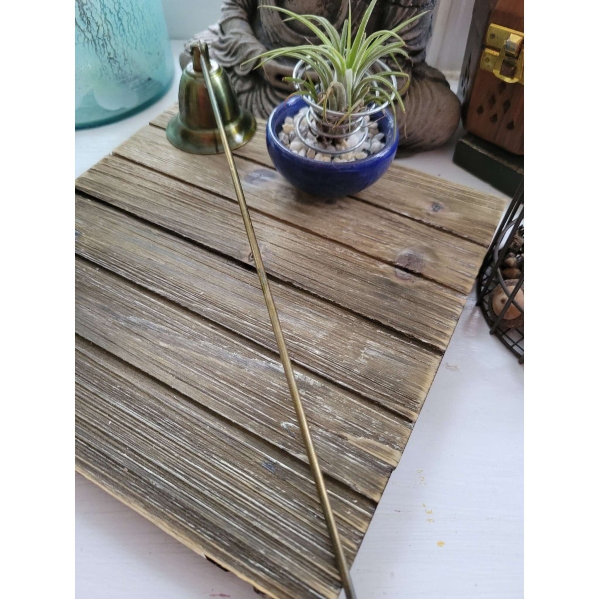 Vintage Pentagram Metal Candle Snuffer/ Boho Décor / Witch altar Décor -