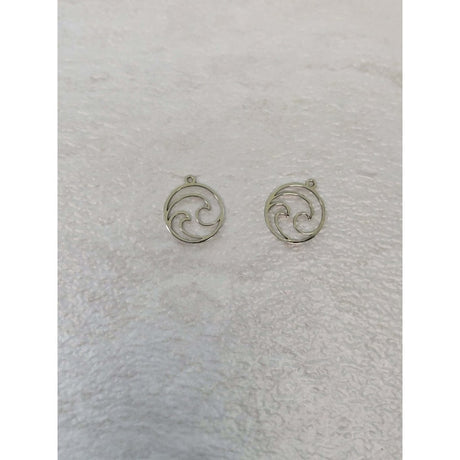 Waved small charm, Wave Pendants Witchy Charms, Sea Chams -Charms & Pendants