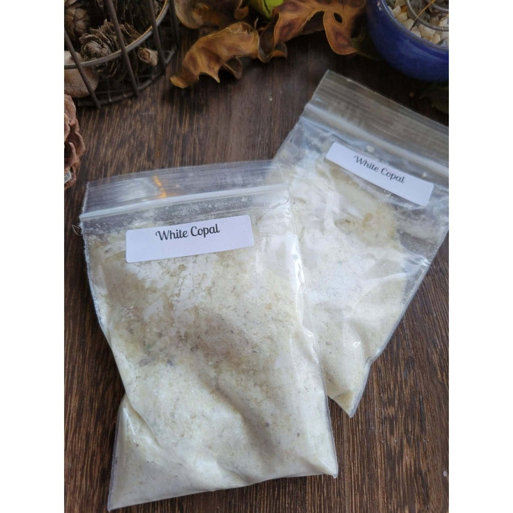 White Copal Resin Powder 1 Oz Pack -Incense
