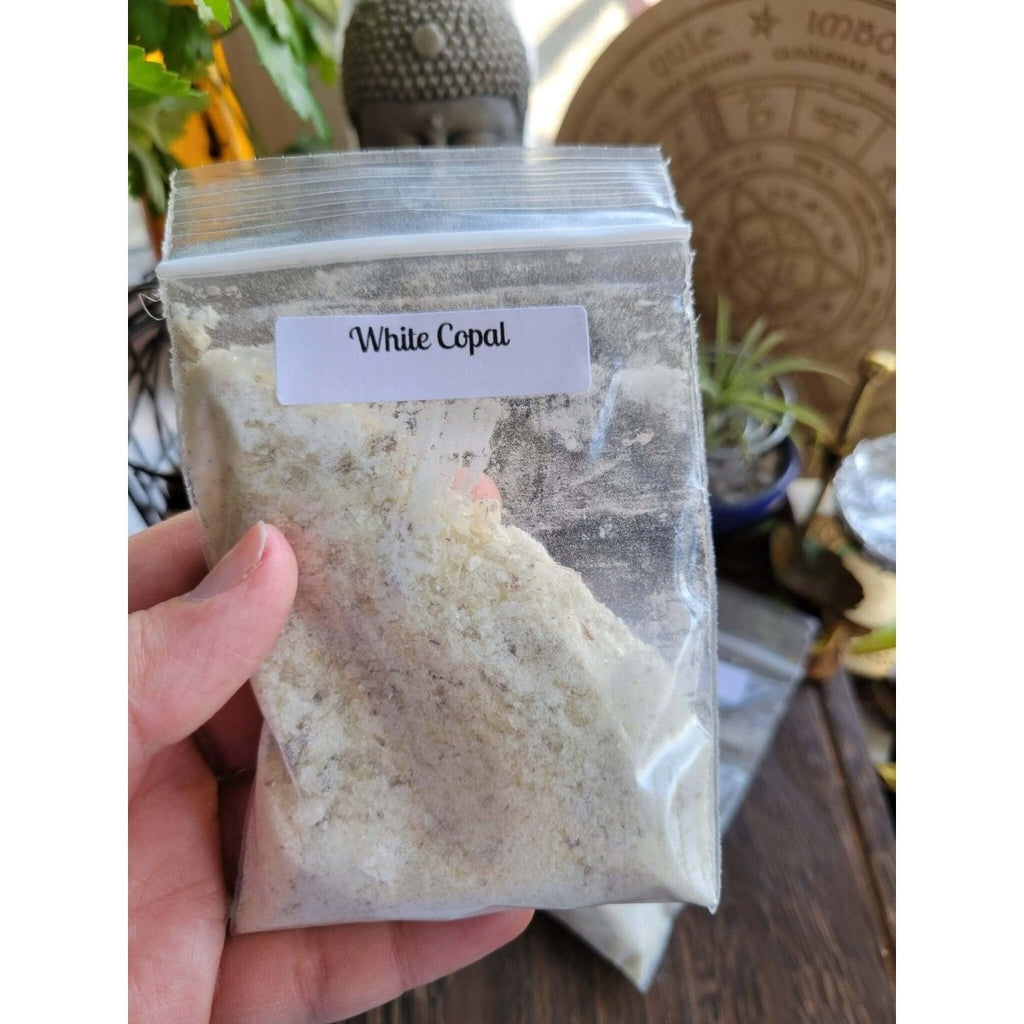 White Copal Resin Powder 1 Oz Pack -Incense
