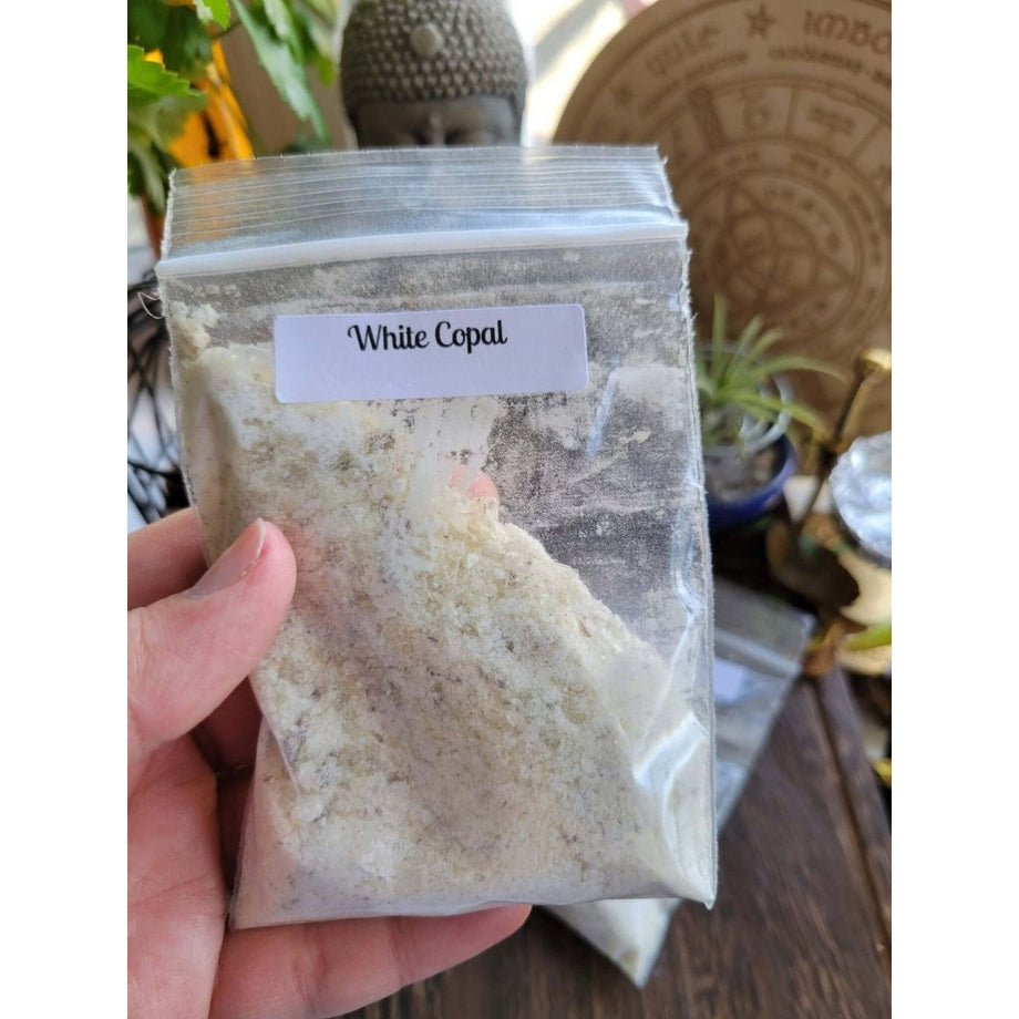 White Copal Resin Powder 1 Oz Pack Incense My Magic Place Shop