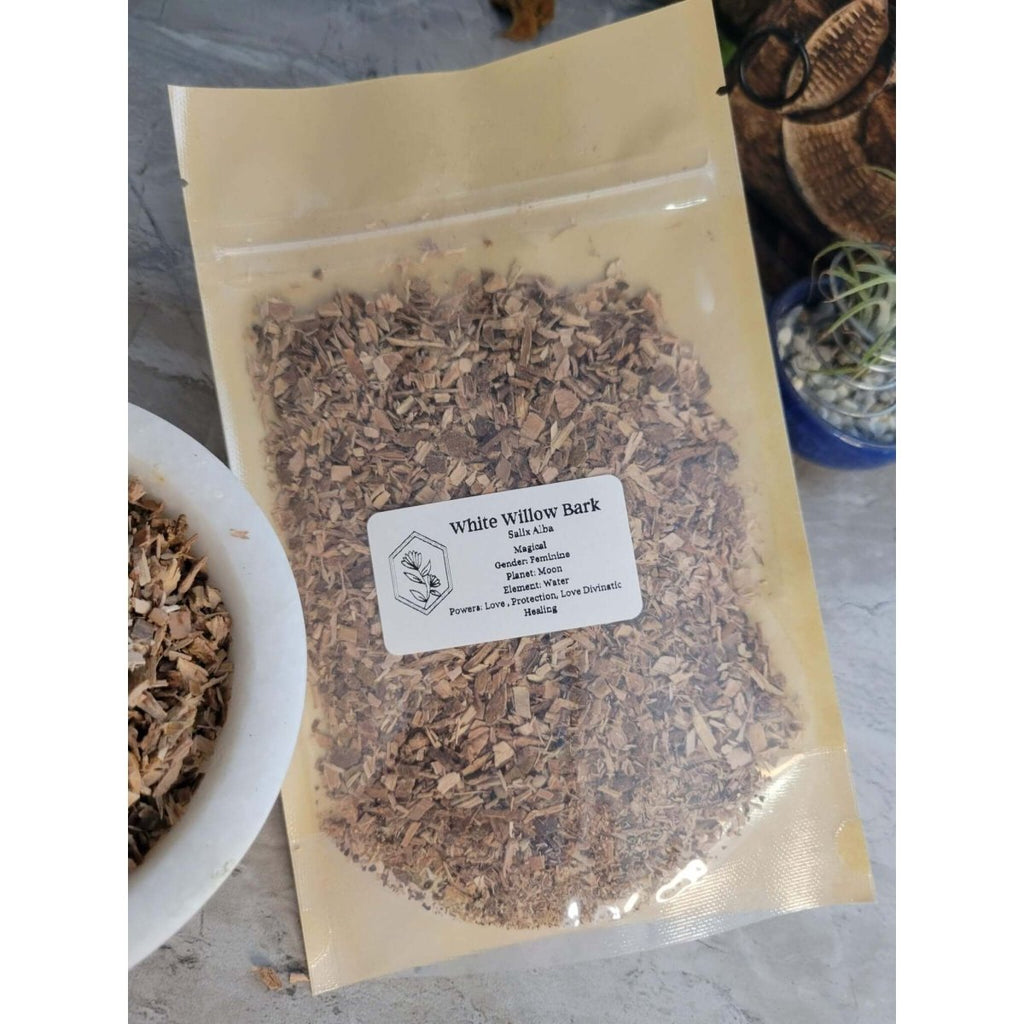 White Willow Bark, Cut & Sifted 1oz -Herbs & Spices